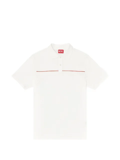 Diesel polo shirt with contrast piping