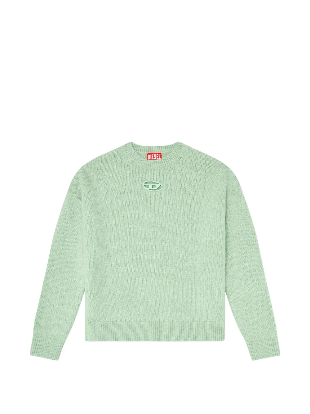 Diesel jumper in wool and alpaca blend - Verde