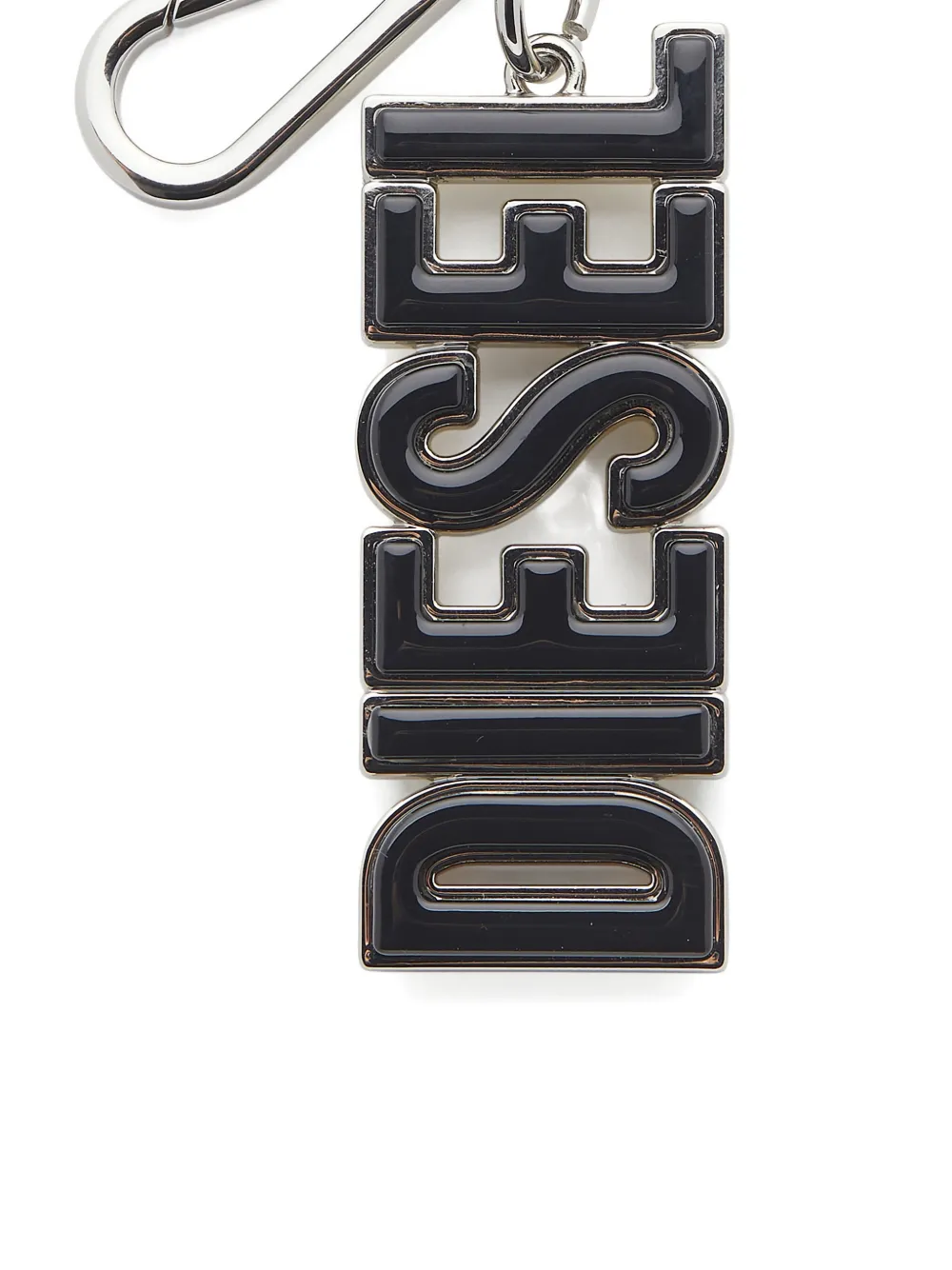 Diesel DSL 3D sleutelhanger met logo Zwart
