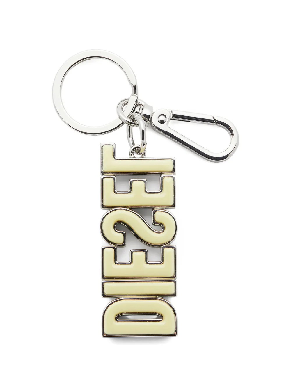 Diesel DSL 3D sleutelhanger met logo Zwart