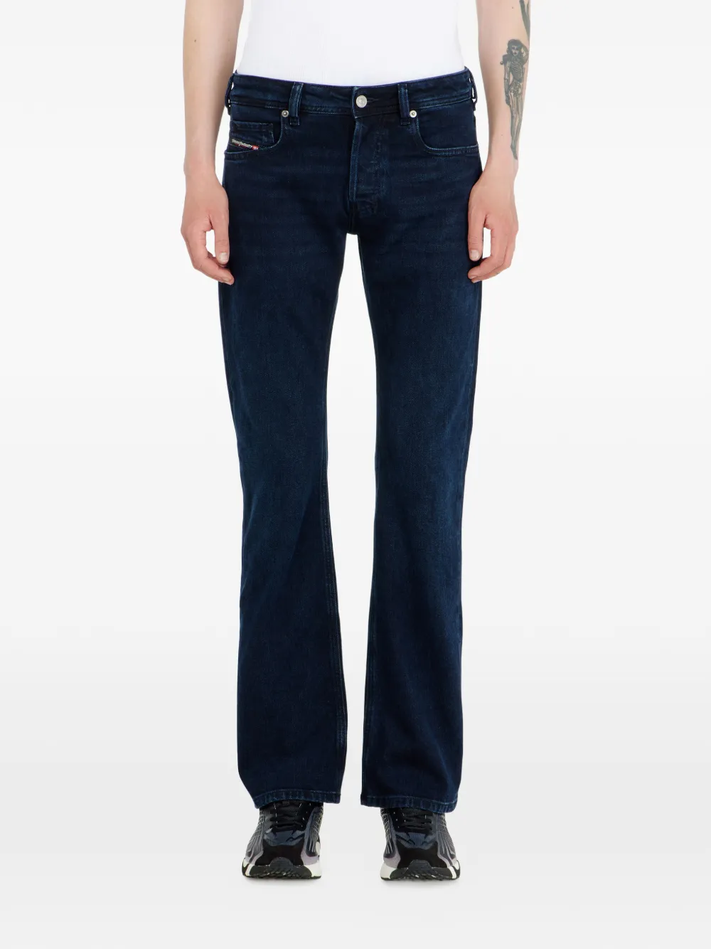 Diesel 2007 Zatiny low-waist bootcut jeans Blauw