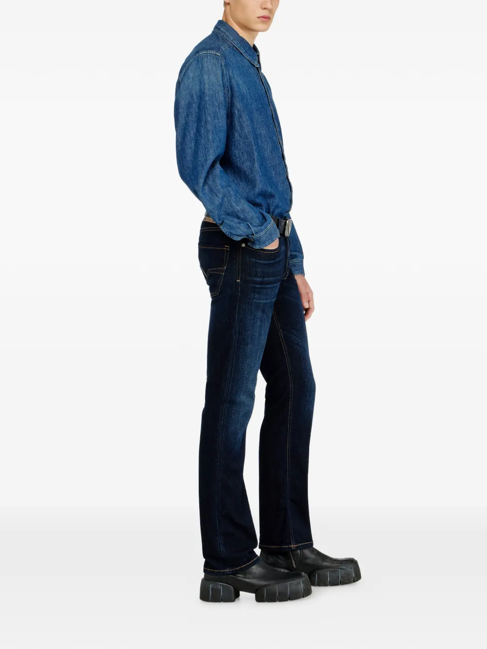 Diesel 1985 Larkee straight jeans Blauw