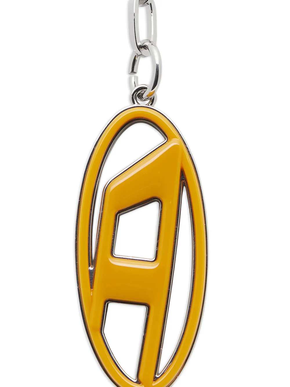Diesel Cage-D sleutelhanger met logo-bedel Geel