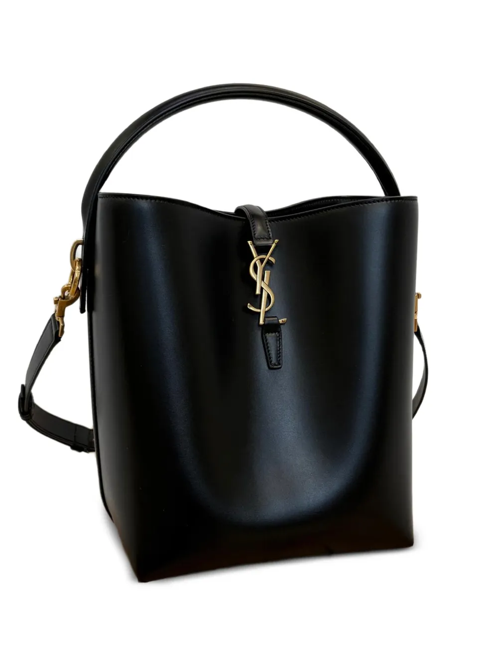 Saint Laurent Le 37 Supple Beuteltasche - Schwarz