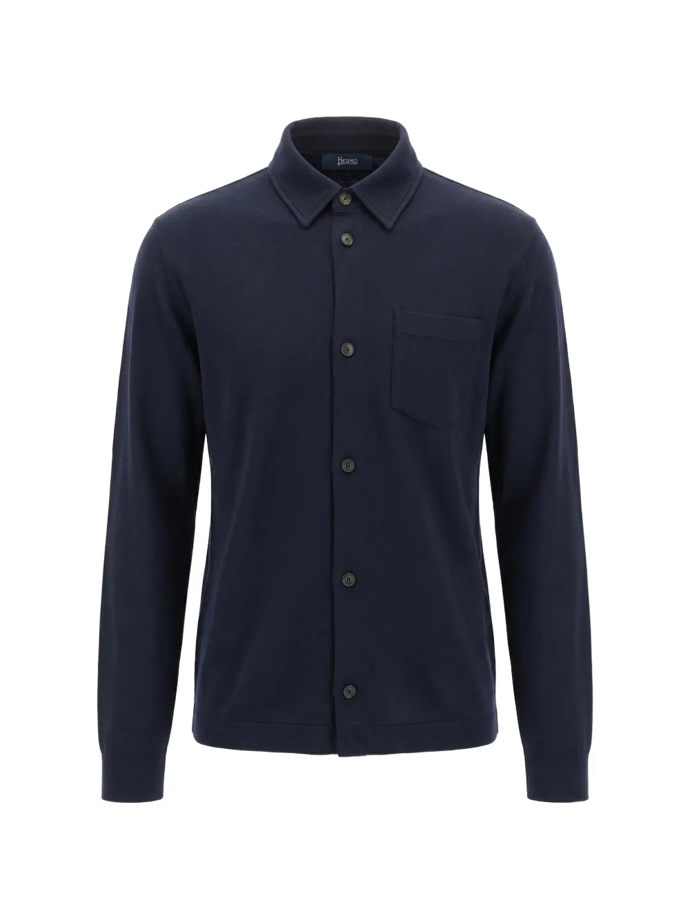 Herno chest-pocket long-sleeve shirt - Blu
