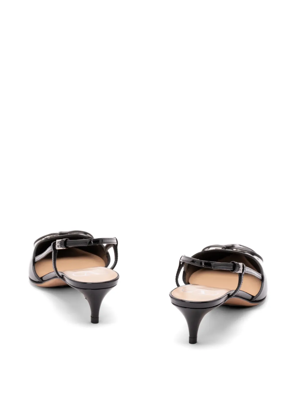 Valentino Garavani slingback pumps Zwart