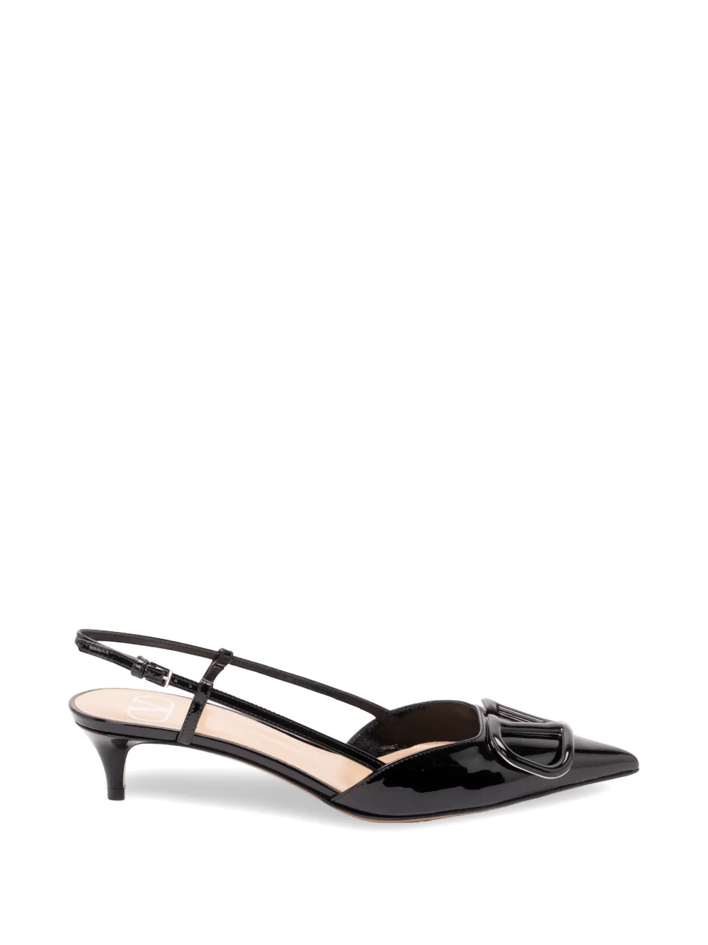 Valentino Garavani slingback pumps Zwart