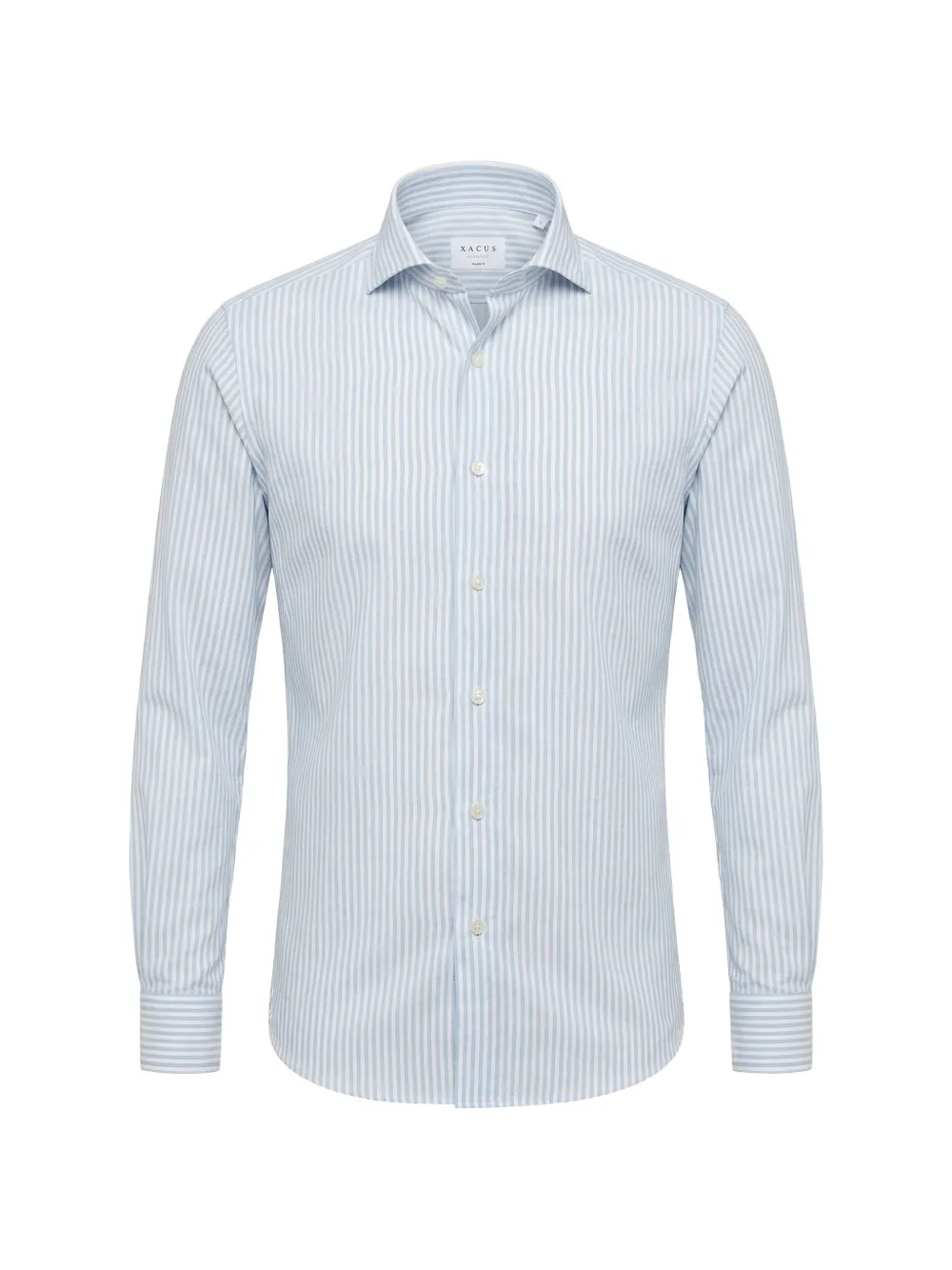 Xacus vertical-stripe shirt - Blau