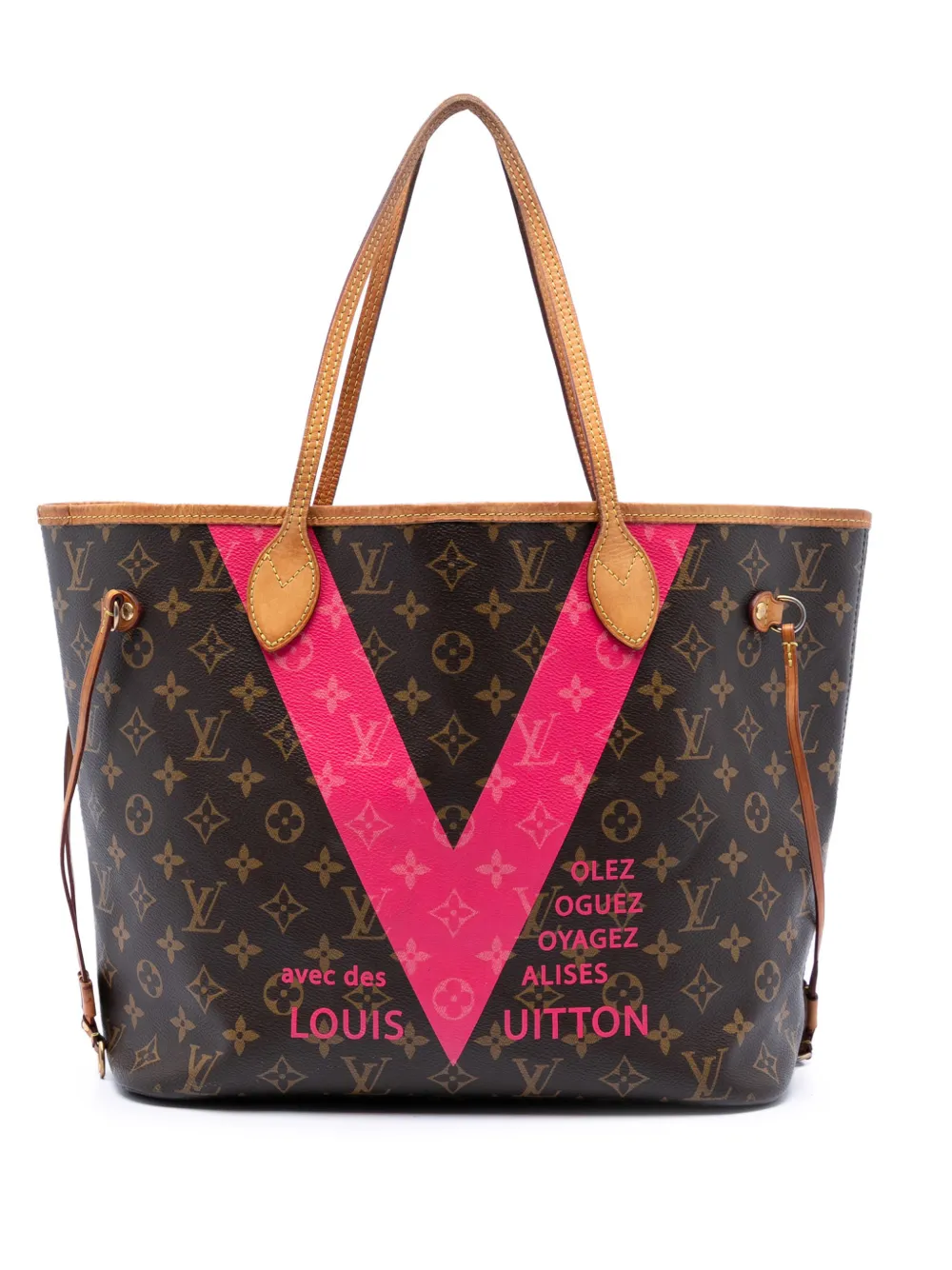 Louis Vuitton Pre-Owned 2012 Monogram V Neverfull MM tote bag - Marrone