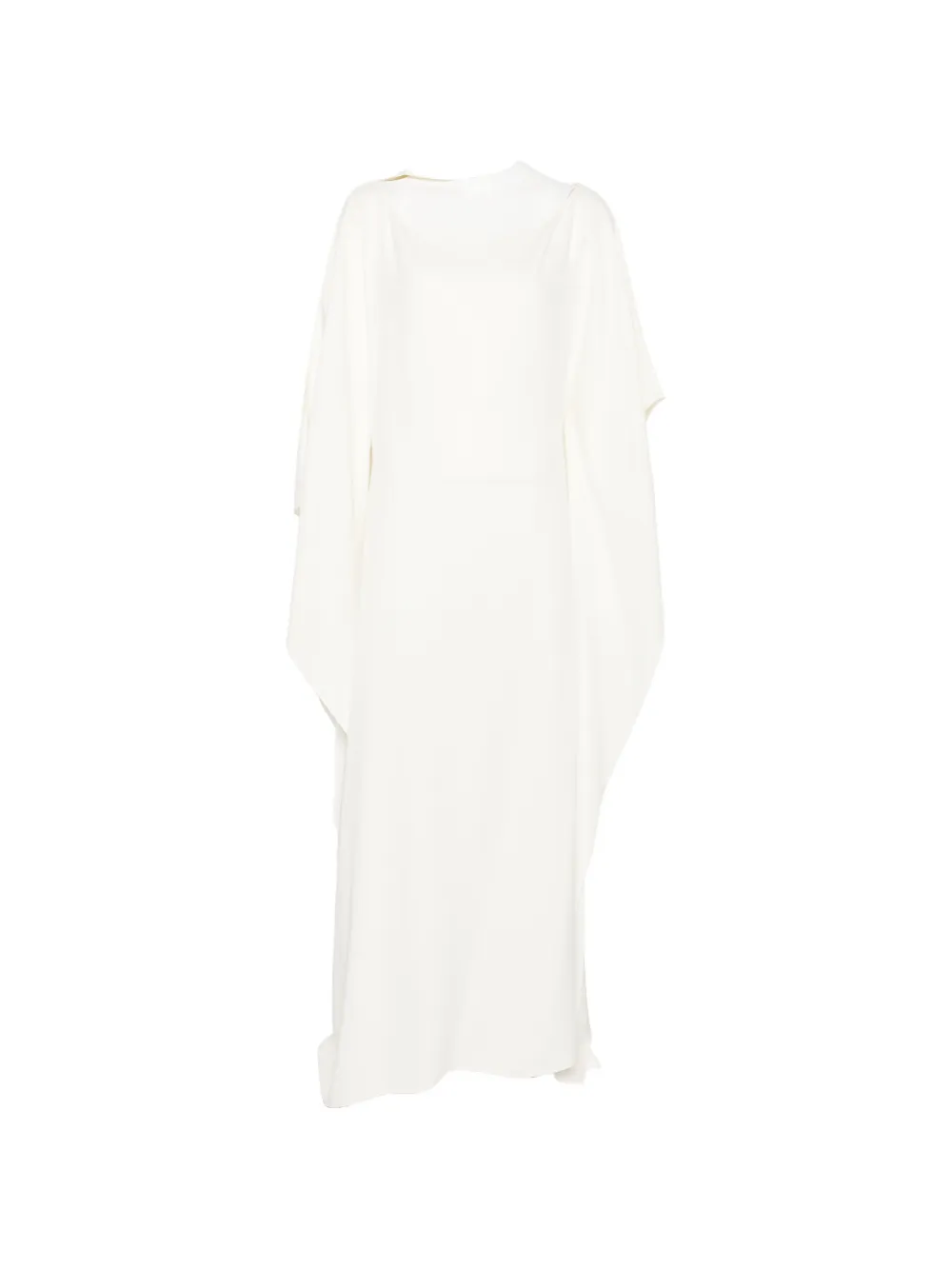 Taller Marmo one-shoulder kaftan-style maxi dress - Weiß