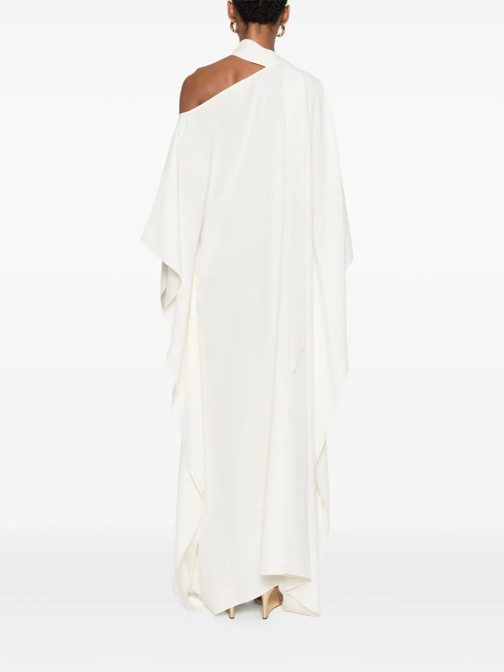 Taller Marmo Asymmetrische maxi-jurk Wit
