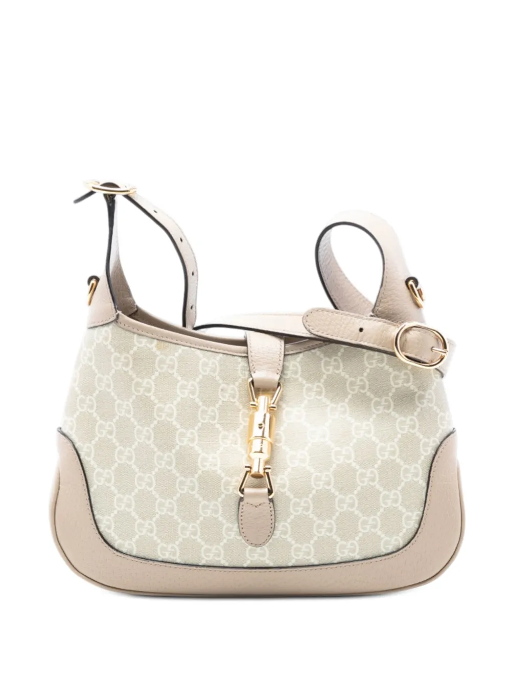 Gucci Pre-Owned 2016-2026 Small GG Supreme Jackie 1961 Crossbody satchel - Toni neutri