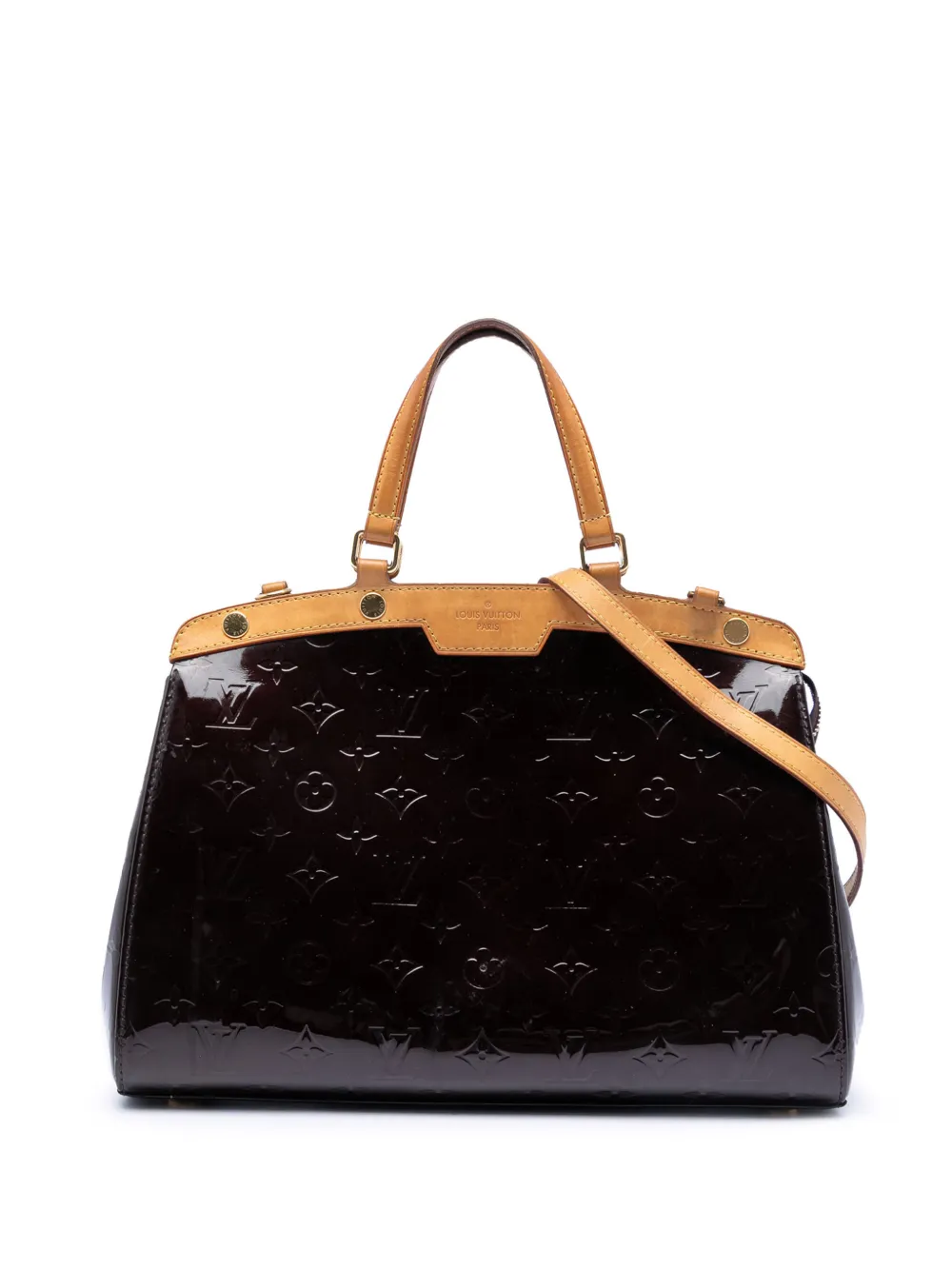Louis Vuitton Pre-Owned 2012 Monogram Vernis Brea PM satchel - Viola