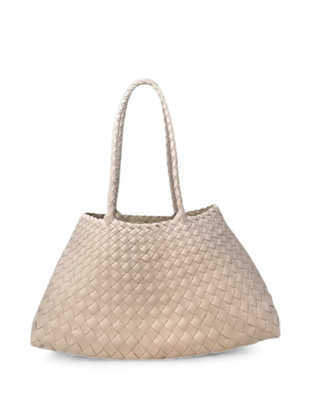 Donna Karan Santa Croce woven shoulder bag - Toni neutri