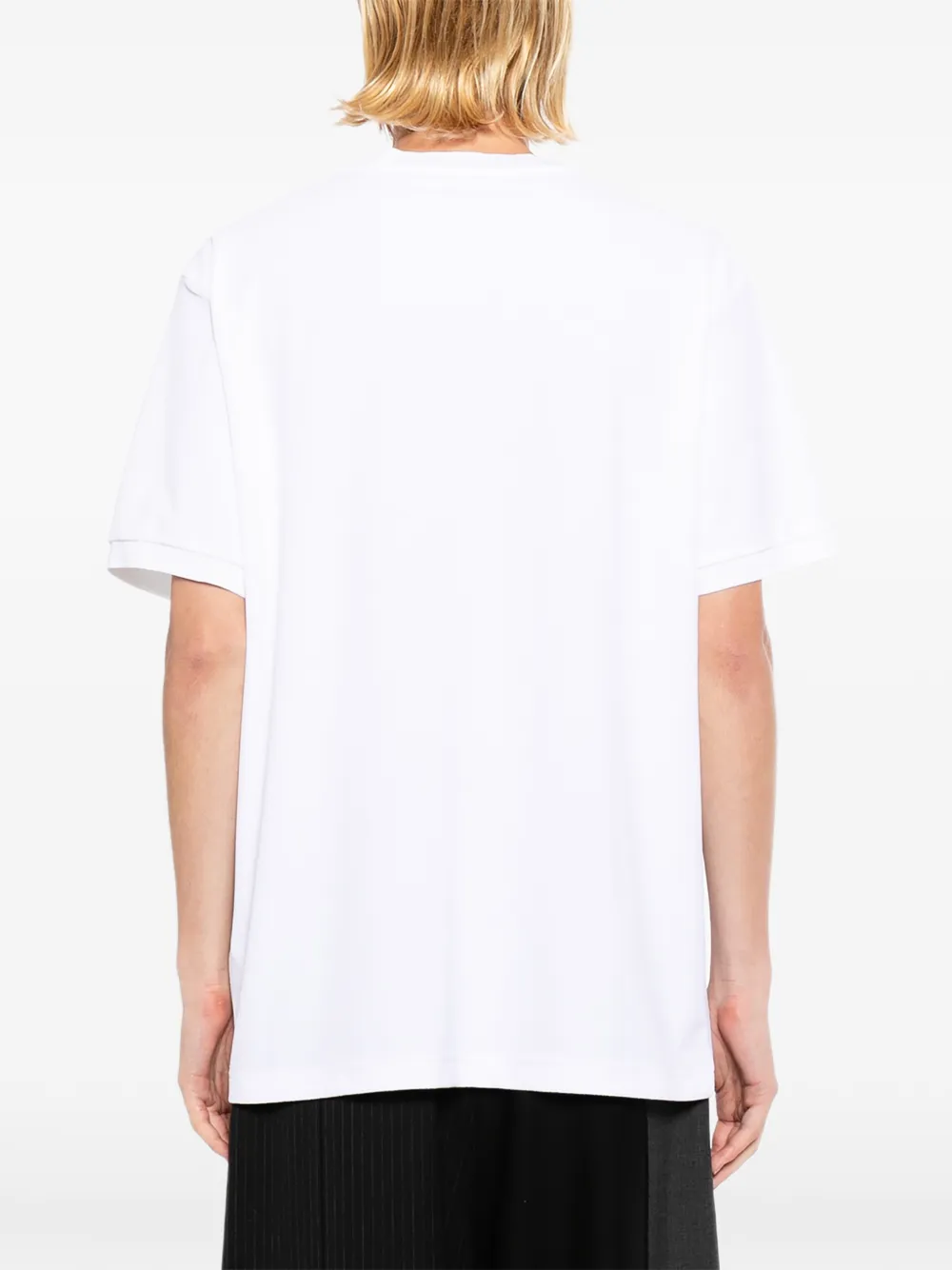 Balmain University Contrast T-shirt Wit