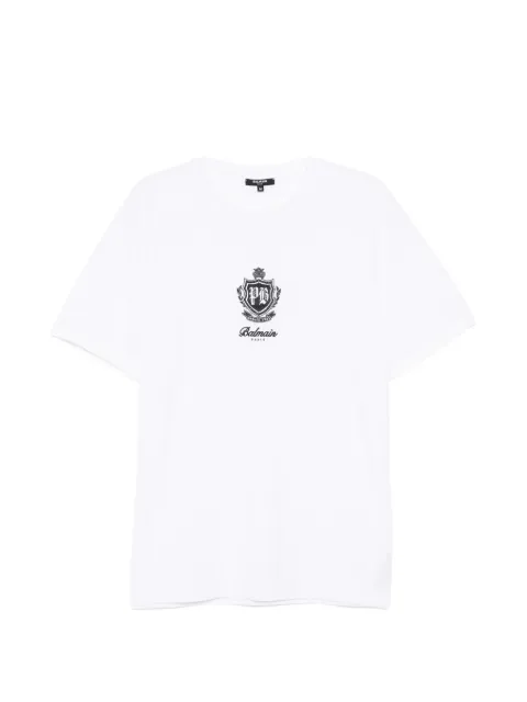 Balmain camiseta University Contrast