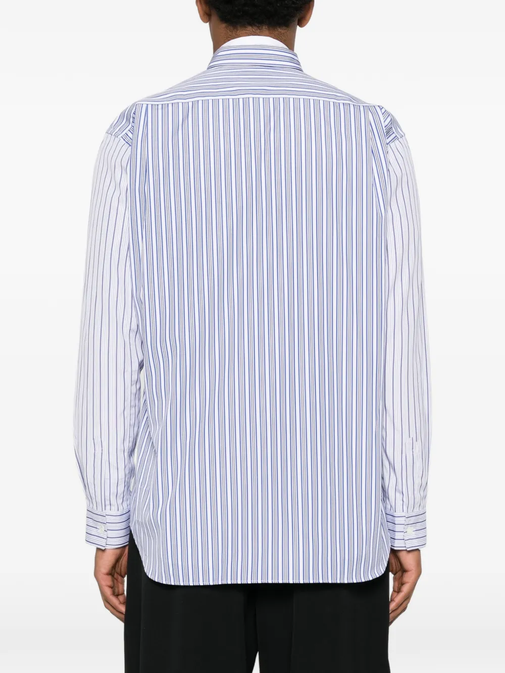 Comme Des Garçons Shirt Gestreept overhemd Wit