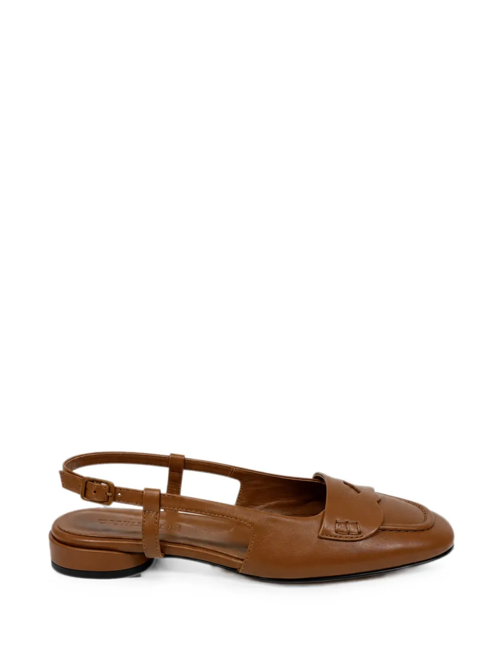 Pomme D´Or Slingback pumps met loafers Bruin