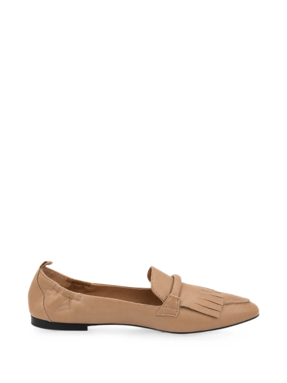 Pomme D´Or fringed pointed-toe loafers - Marrone