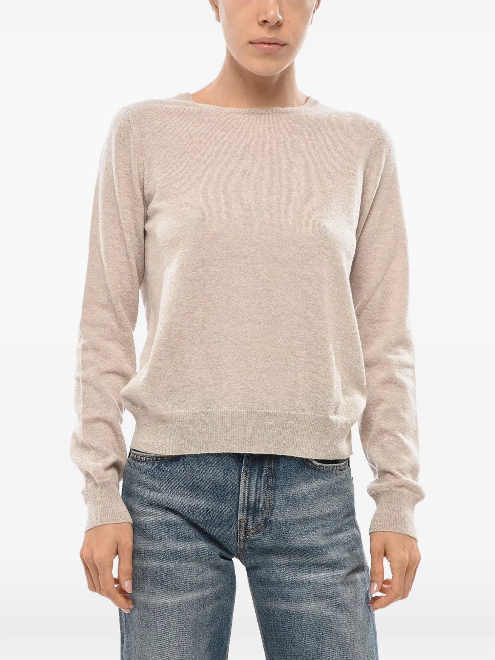 Malo crew-neck sweater - Nude