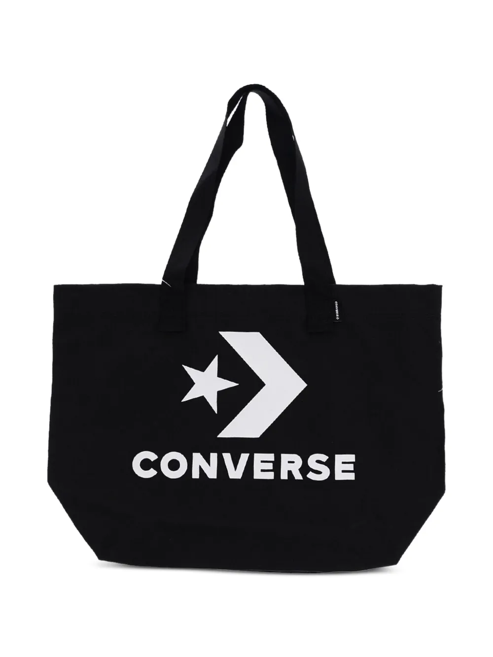 Converse Large Star Chevron Logo-print Tote Bag In Brown