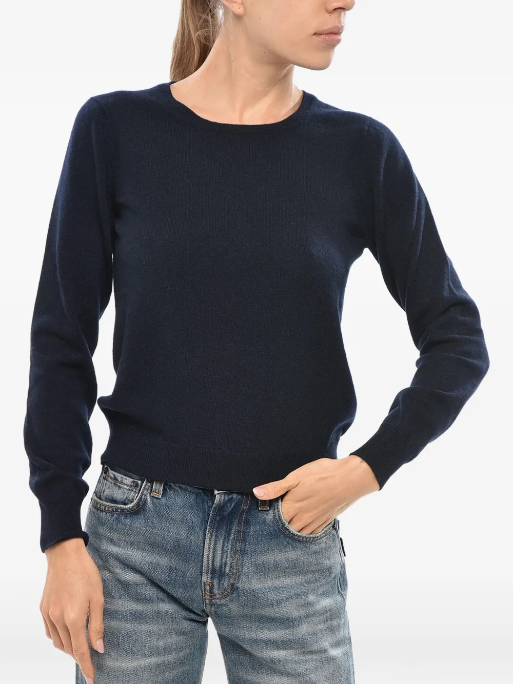 Malo crew-neck sweater - Blau