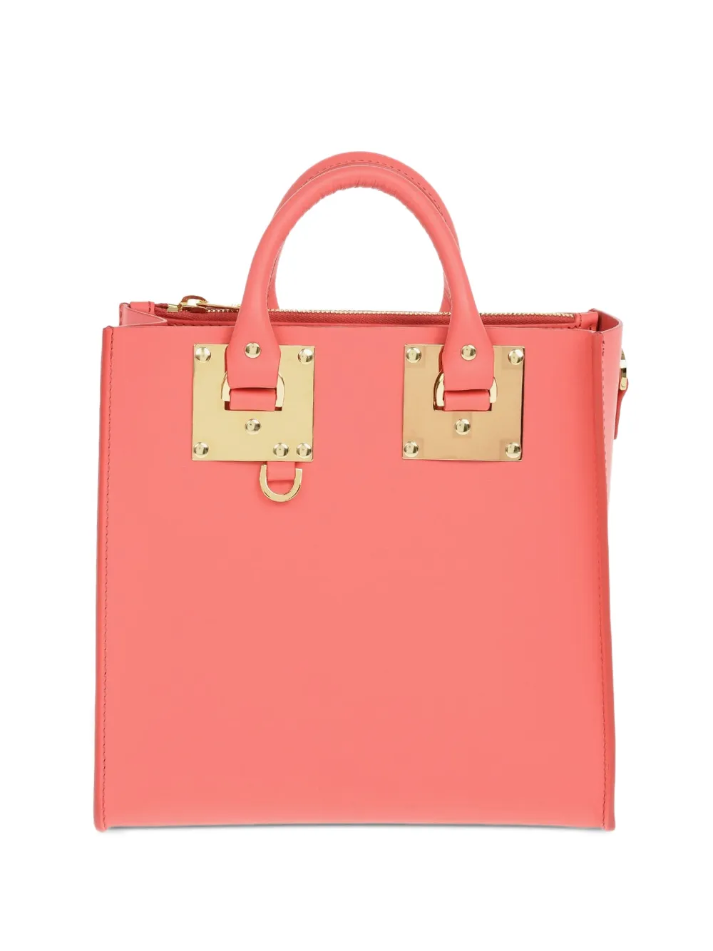 Sophie Hulme Albion leather tote bag - Red