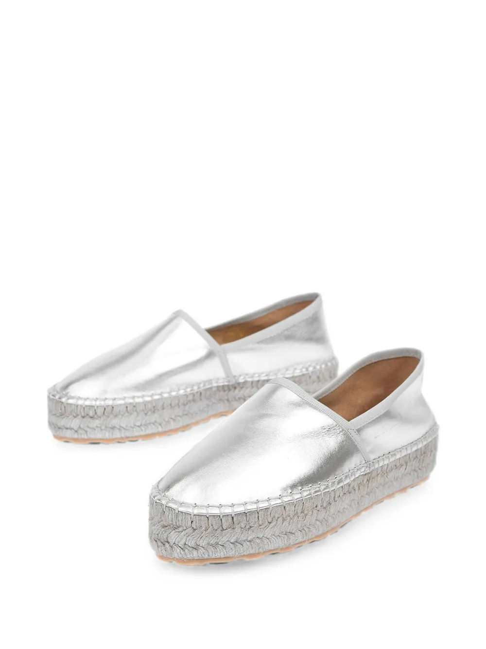 Moschino round-toe espadrilles Grijs