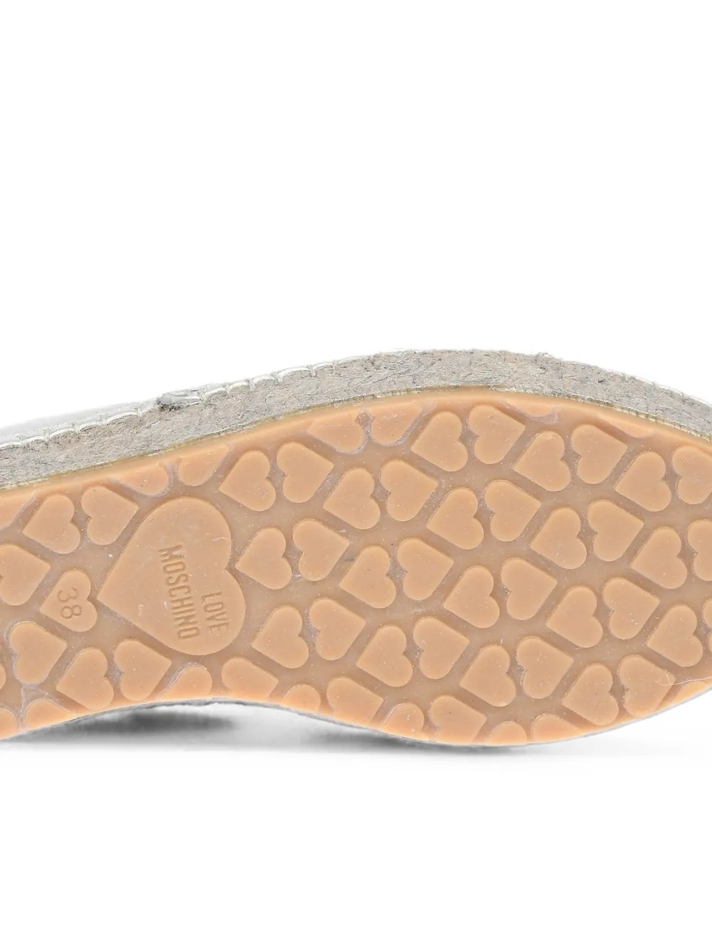 Moschino round-toe espadrilles Grijs