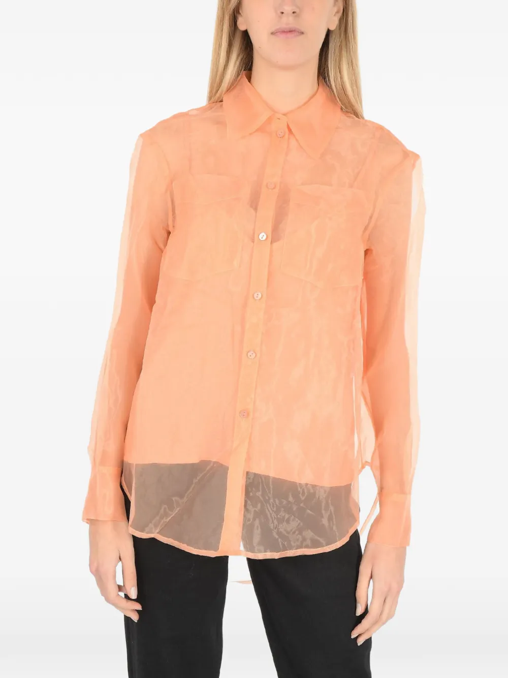 Baum Und Pferdgarten Minty organza shirt - Orange