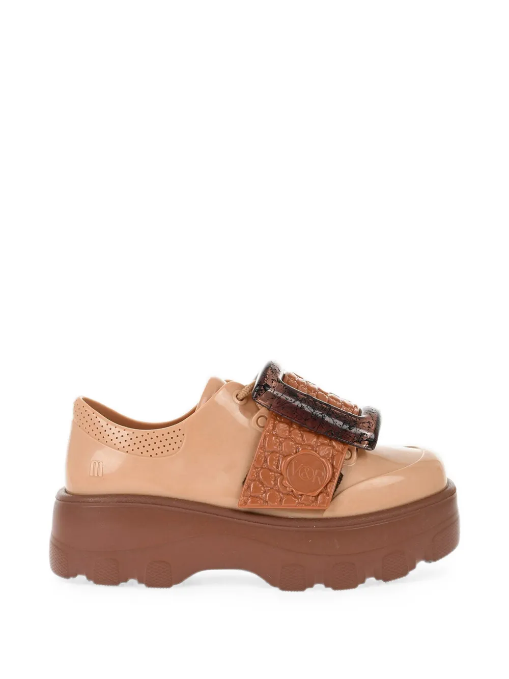 Viktor & Rolf x Melissa derbies à boucle - Marron