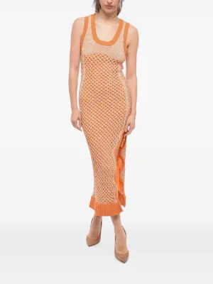naomi crochet maxi dress ART ESSAY crochet-knit Day | Yellow Color crochet Jynx Maze fucks herself abiti_corti measure (Completely customizable to Color:Diamond gloves