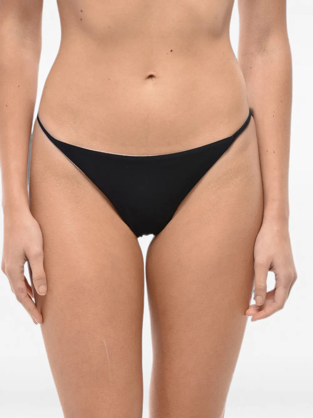 DSQUARED2 Bikinihöschen mit Logo-Schild - Schwarz
