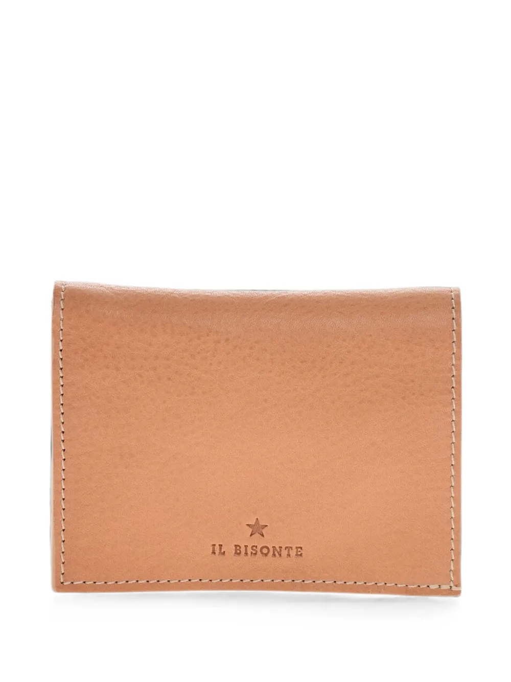Il Bisonte zip-around leather wallet - Nude