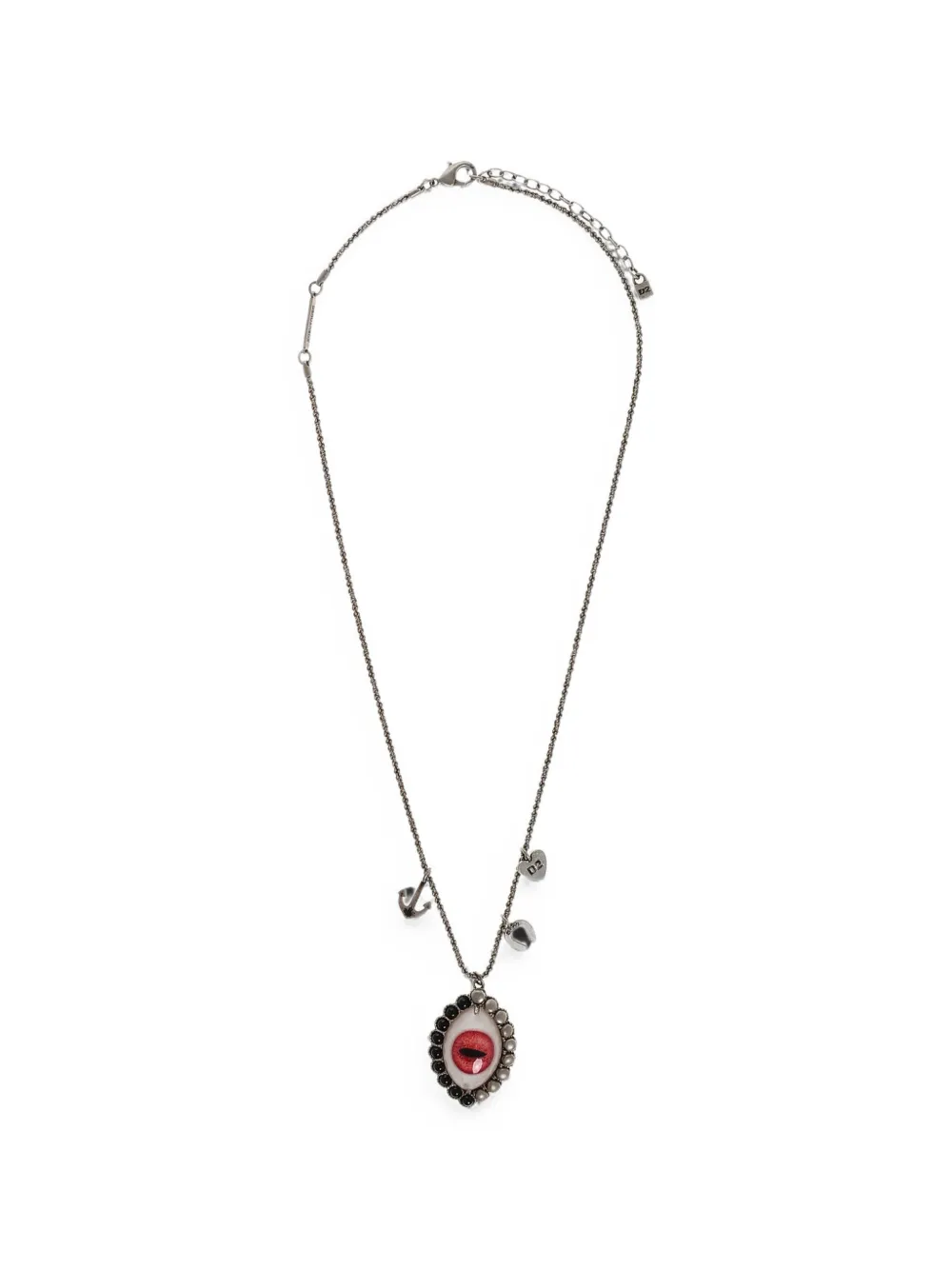 DSQUARED2 eye charm necklace - Silber