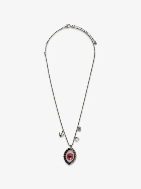 DSQUARED2 collar con charm de ojo