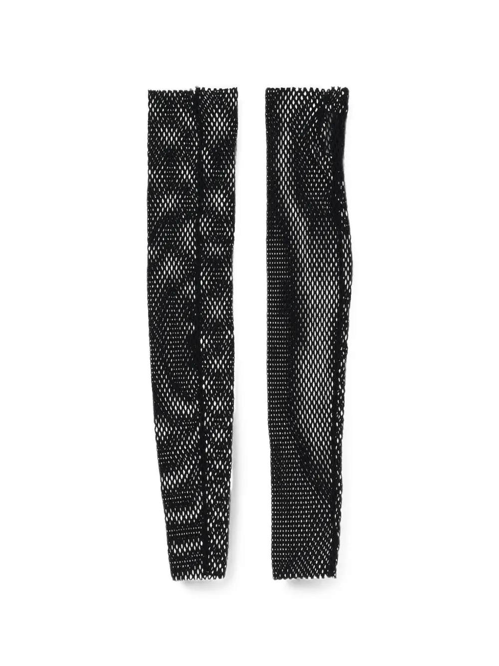 DSQUARED2 perforated fishnet-design sleeves - Schwarz