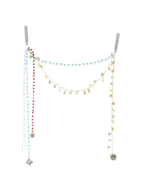 DSQUARED2 shell and resin chain necklaces