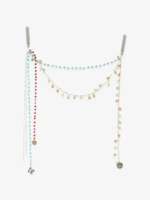 DSQUARED2 shell and resin chain necklaces