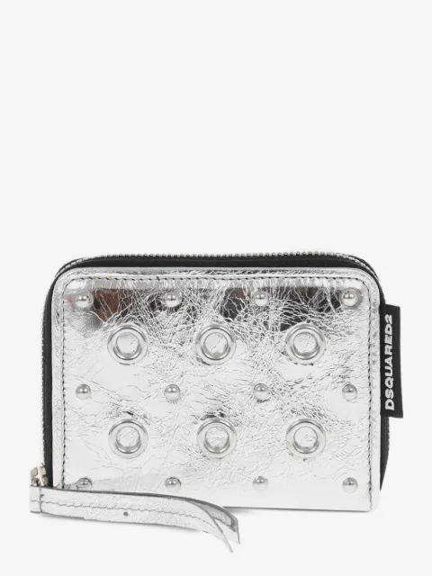DSQUARED2 cartera con efecto craquelado