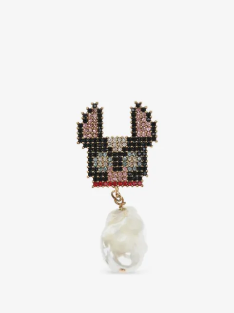 DSQUARED2 dog-motif earring