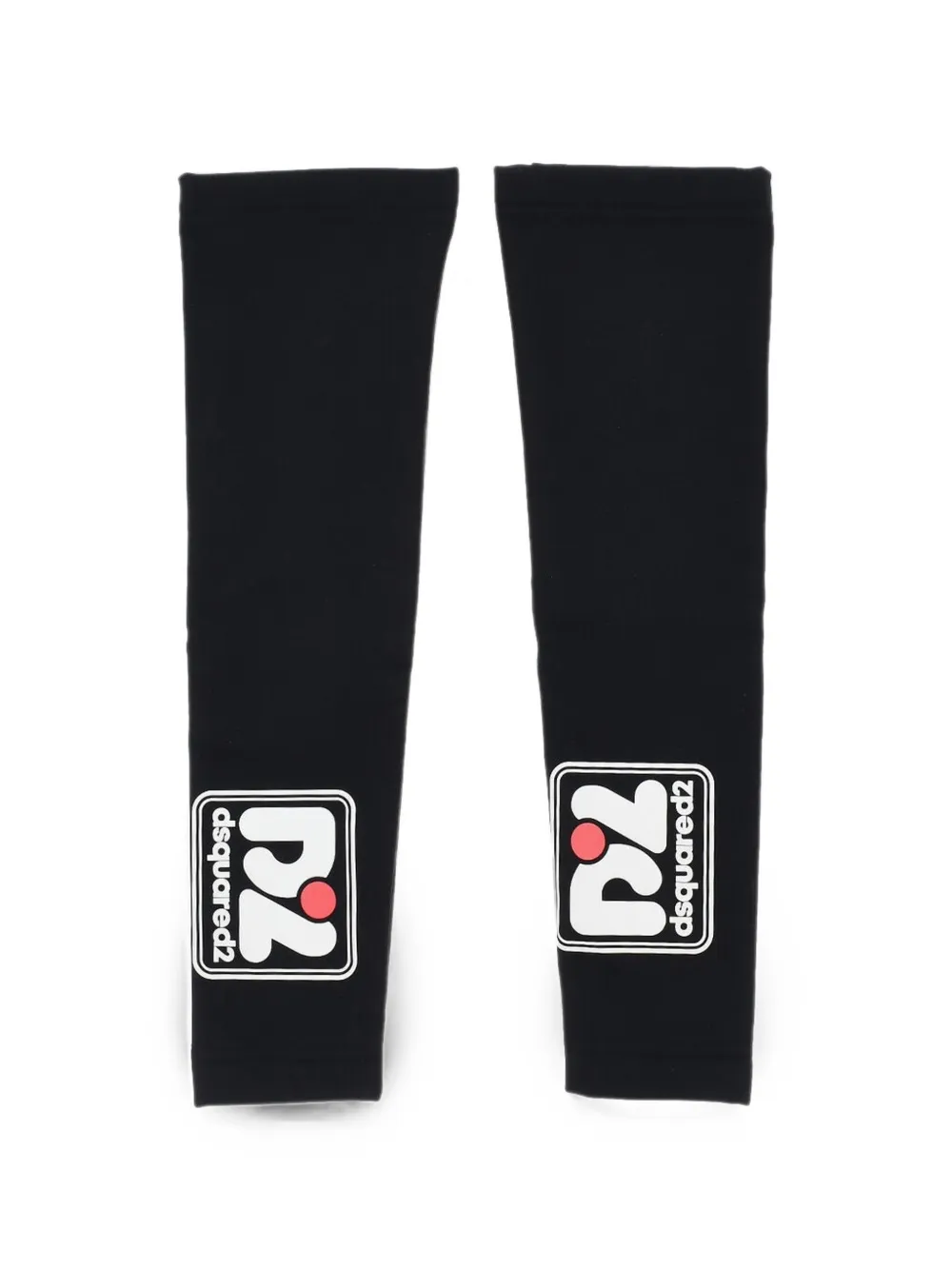 DSQUARED2 logo-print arm warmers - Schwarz