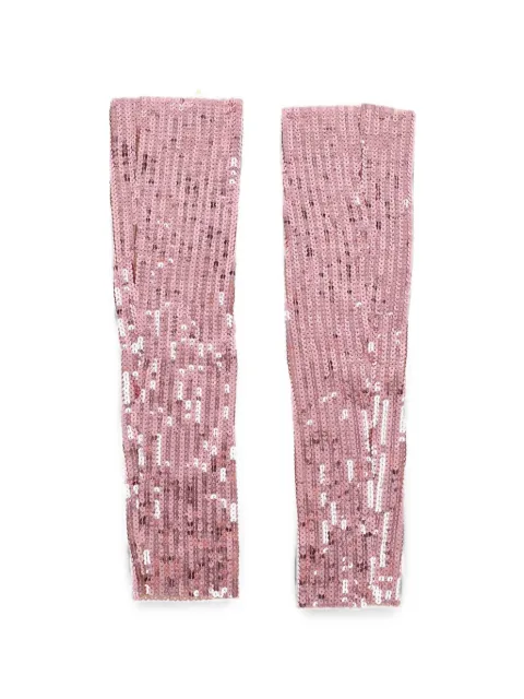 DSQUARED2 sequin-embellished arm warmers