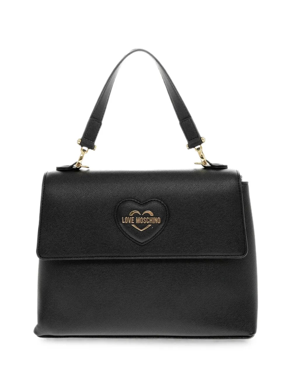 Moschino heart-motif tote bag - Black