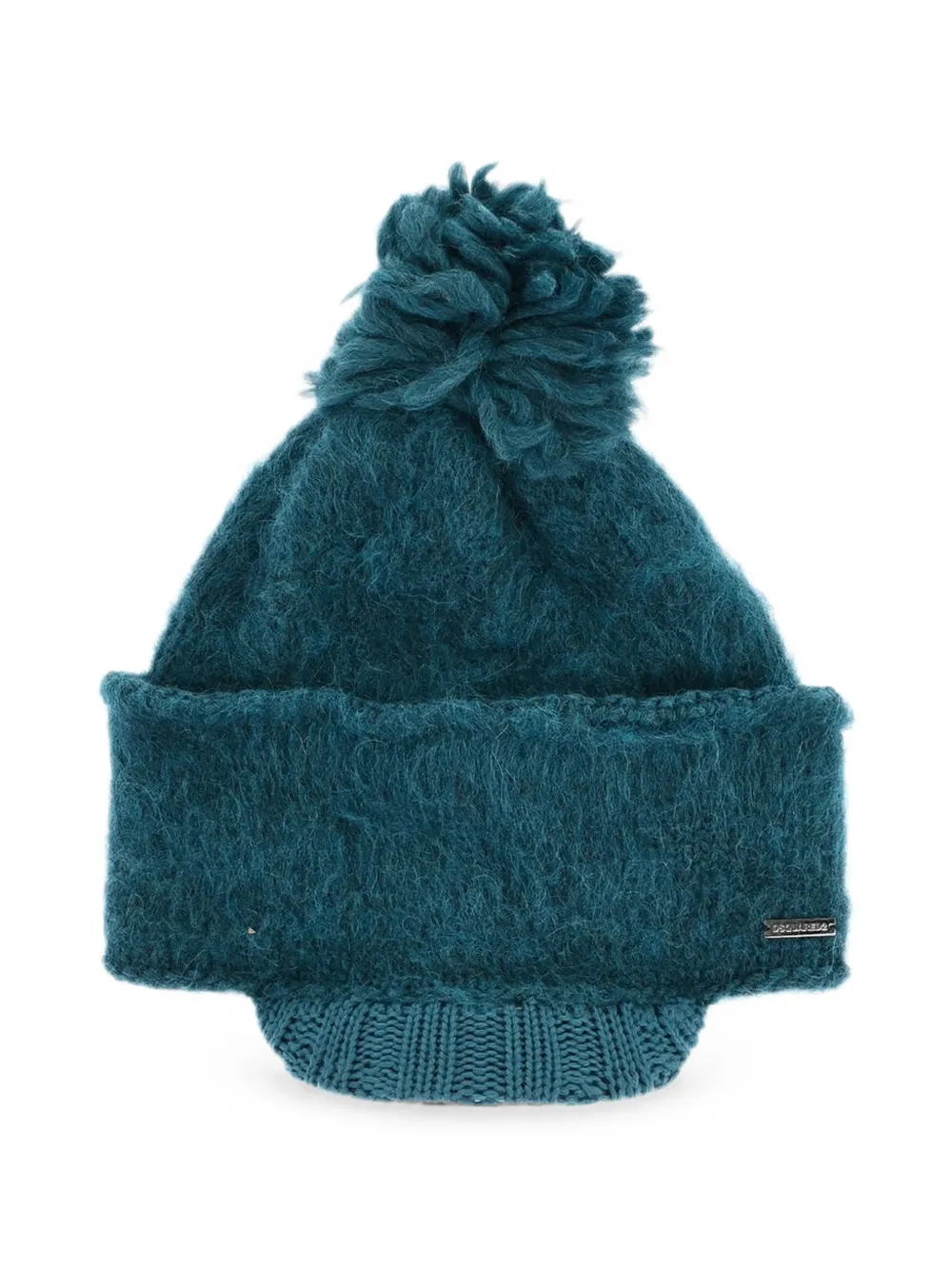 DSQUARED2 pom-pom beanie hat - Blau