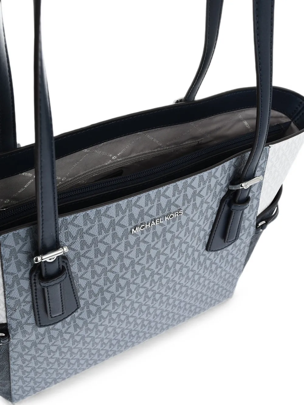 Michael Kors Voyager monogram-print tote bag Blauw