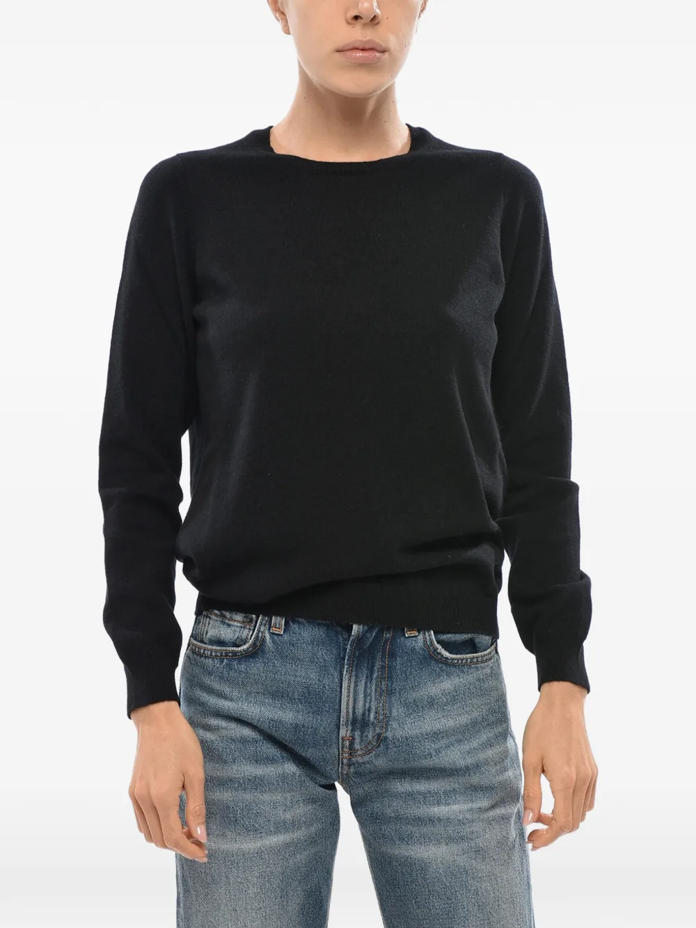 Malo cashmere crew-neck sweater - Schwarz