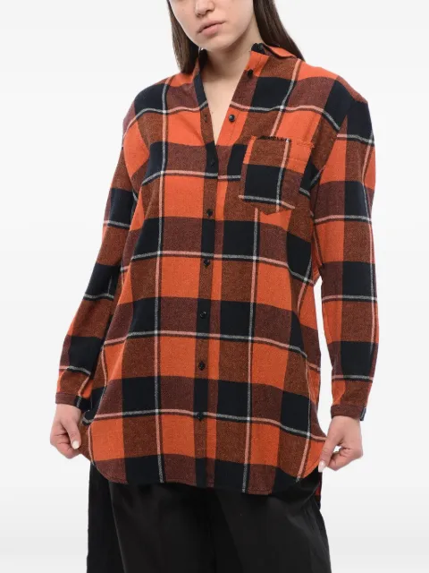 Woolrich camisa a cuadros con bolsillo en el pecho