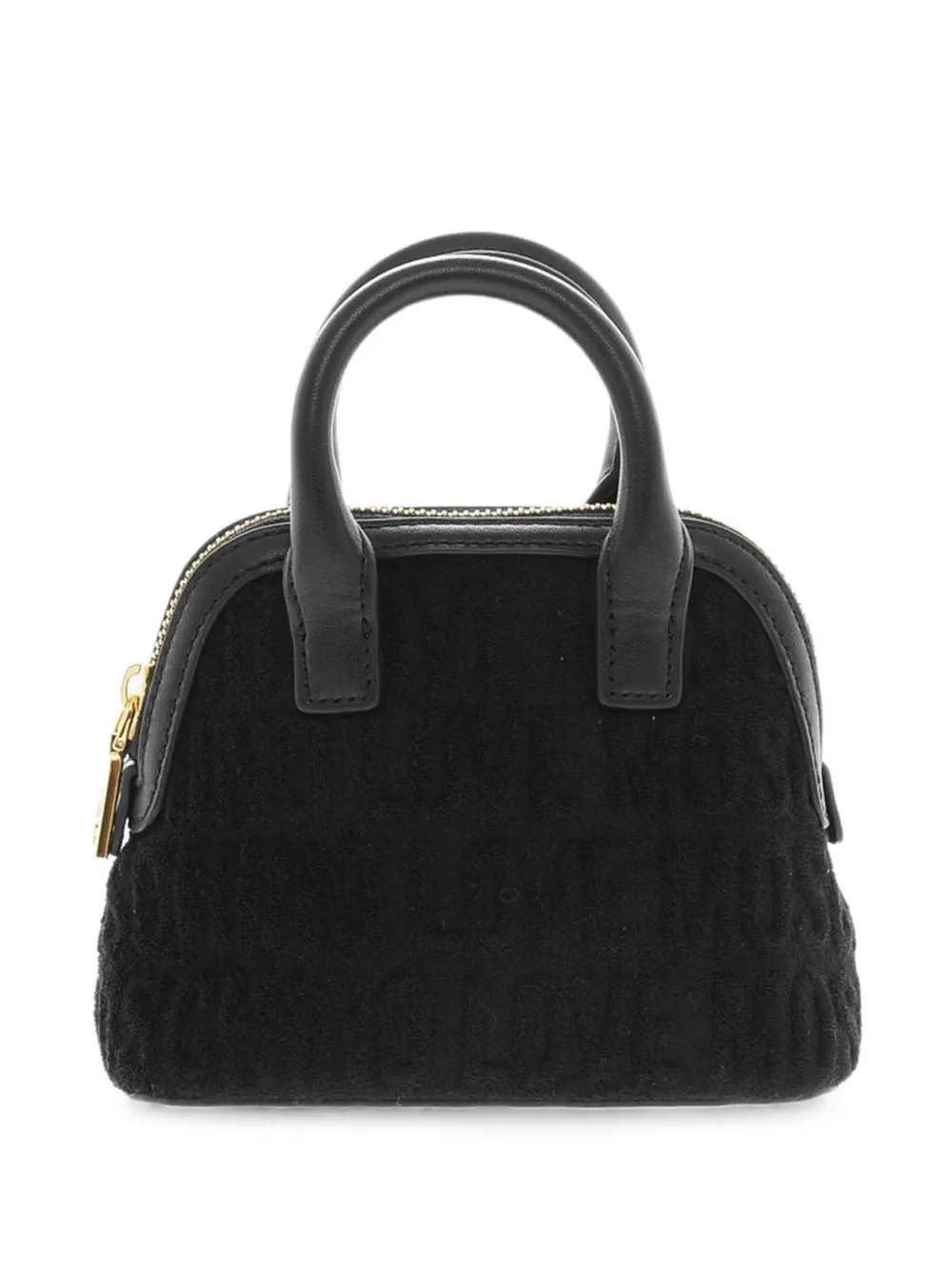 Love Moschino logo-embossed mini bag - Black