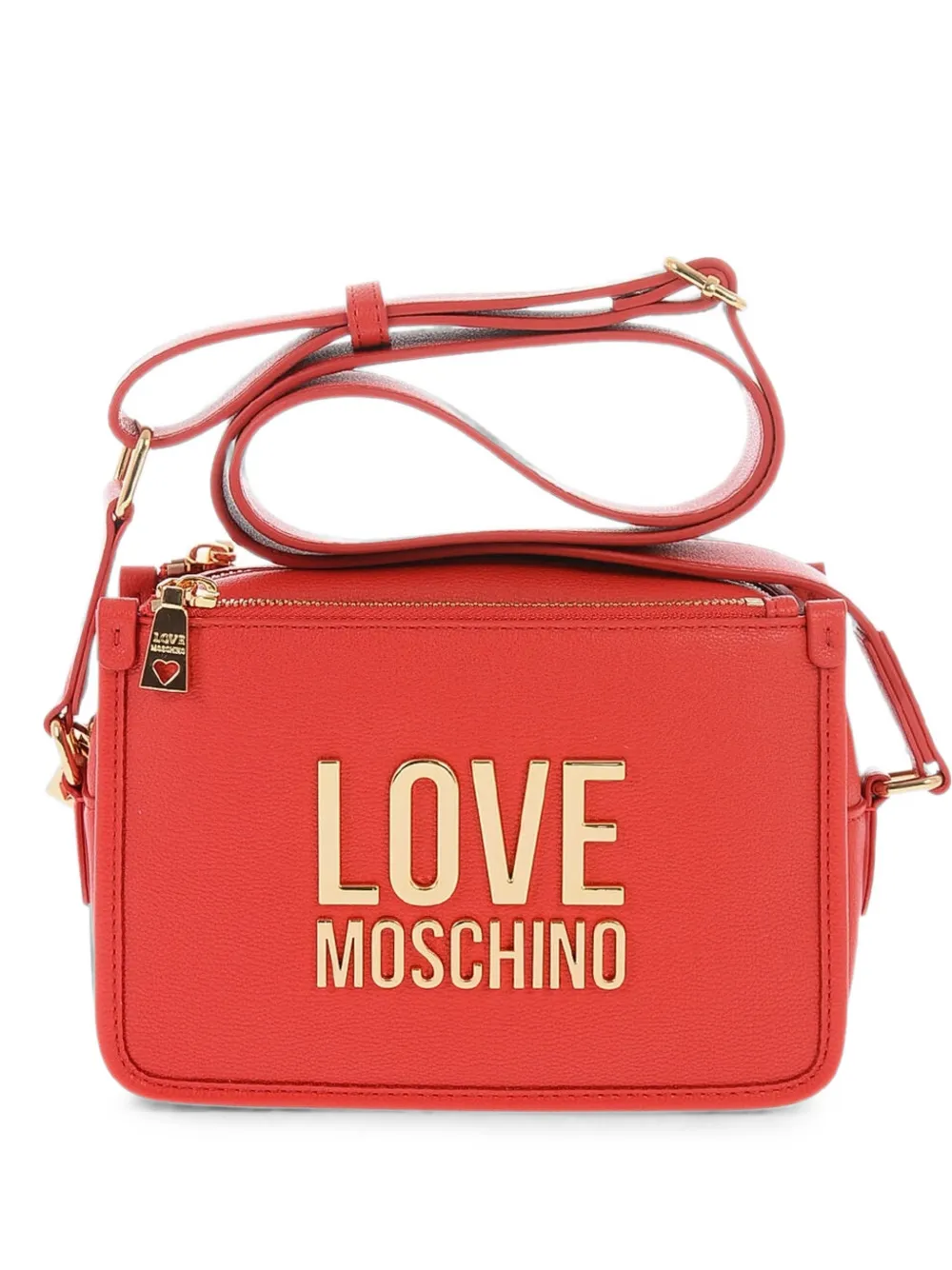 Love Moschino logo-plaque cross body bag · OS